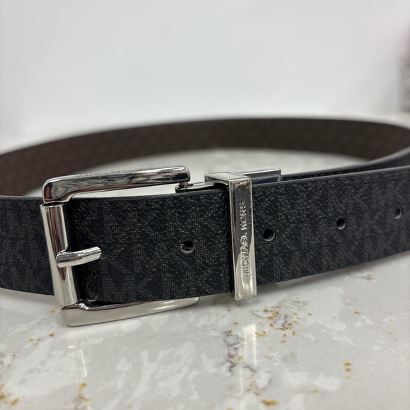 Michael Kors Black and Brown Women's Belt - Picture 1 of 4